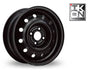 16X6,5 4X100 60.1 CB ET-42 BLACK STEEL WHEEL (NISSAN KICKS)